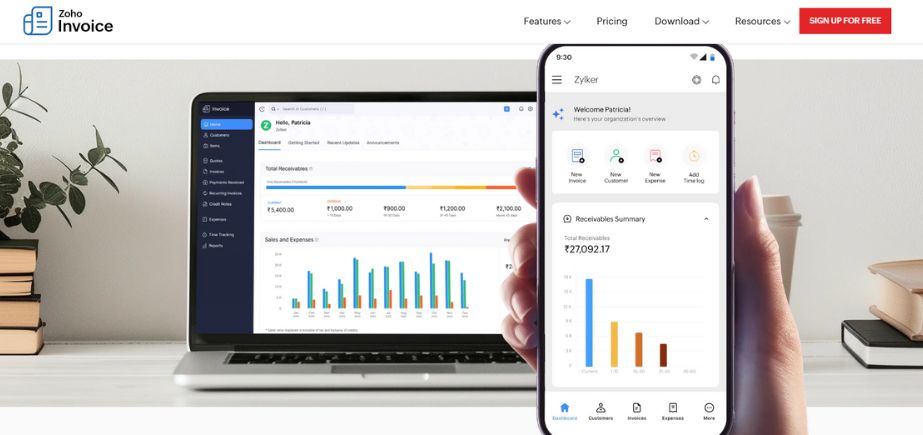 Invoicing Software - Zoho Invoice