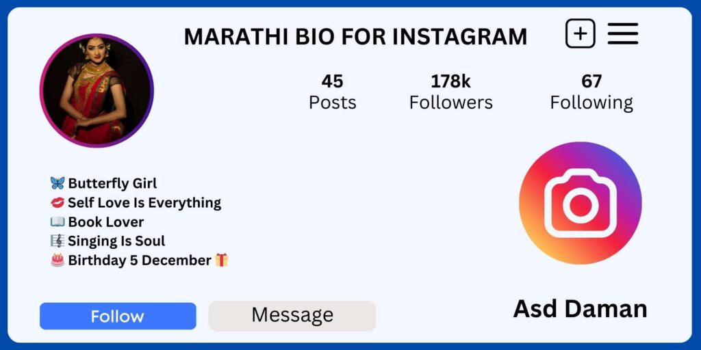 marathi bio for instagram