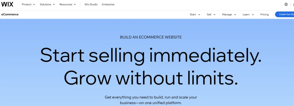 10 Best Shopify Alternatives in India-Wix eCommerce