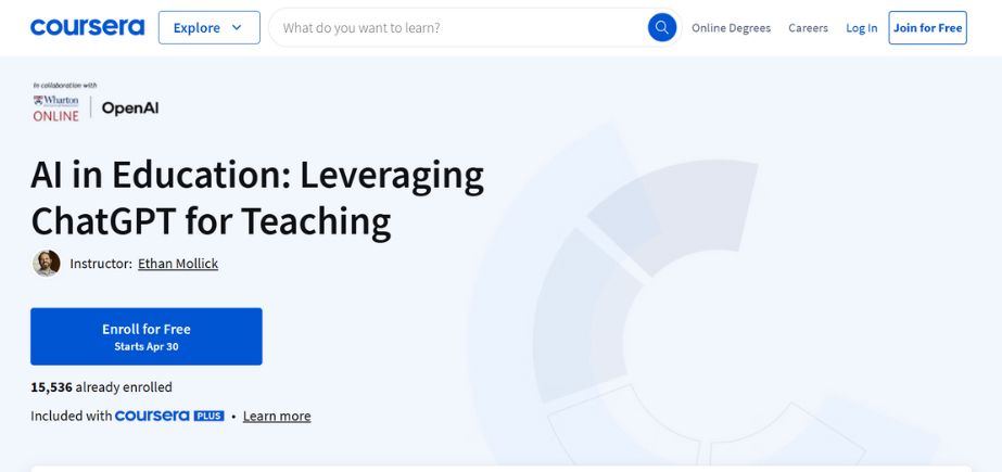 AI Training Online - AI in Education - Leveraging ChatGPT