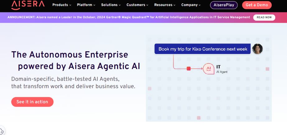Aisera - Enterprise Chatbot Solutions