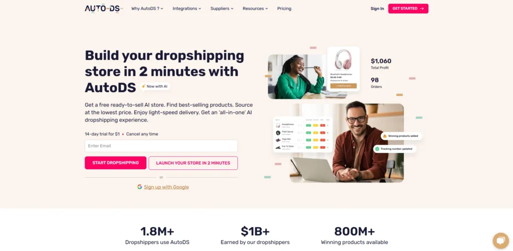 Dropshipping Supplier in the USA - AutoDS