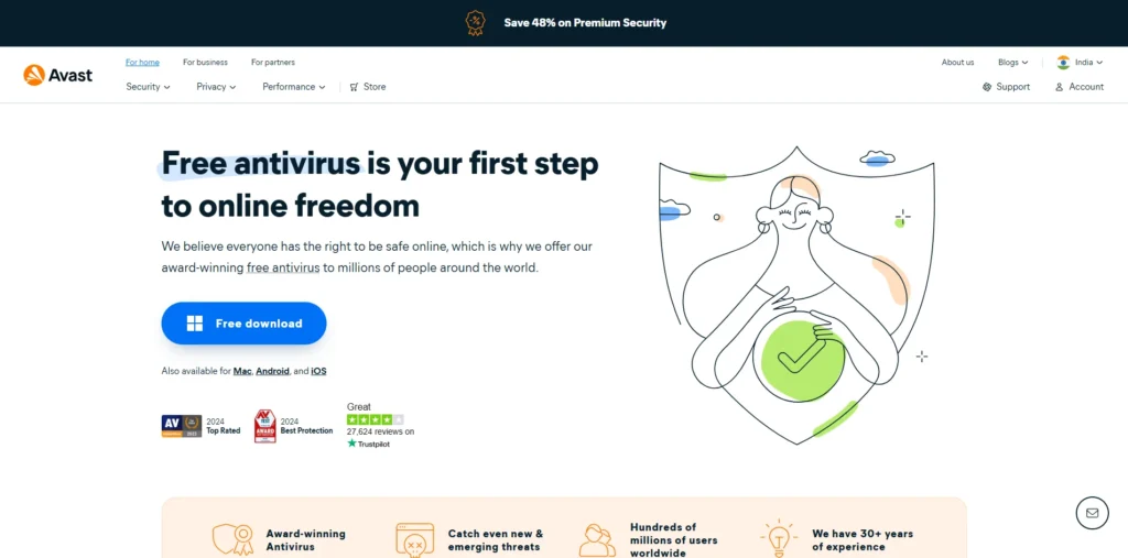 Antivirus Software - Avast Premium Security