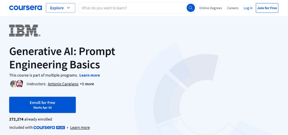AI Training Online - Generative AI: Prompt Engineering Basics – IBM