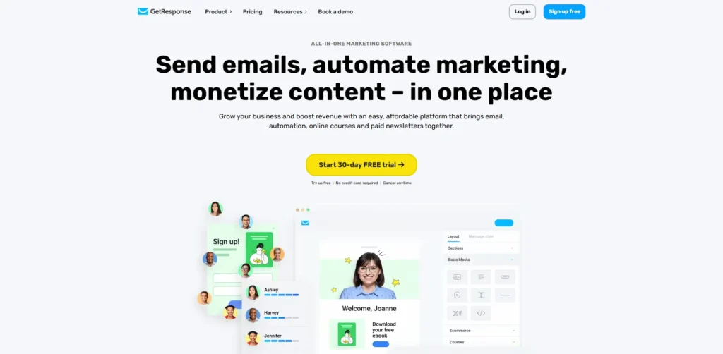 Email Marketing Platform for Nonprofits - GetResponse