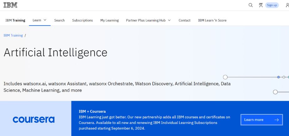 AI Training Online - IBM Training