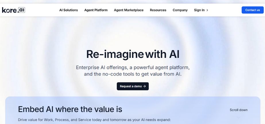 Kore.ai - Enterprise Chatbot Solutions