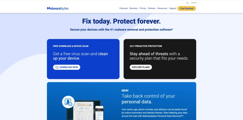 Antivirus Software - Malwarebytes Premium