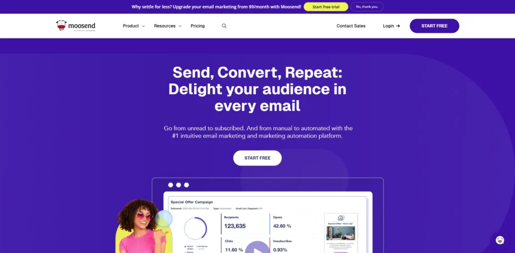 Email Marketing Platform for Nonprofits - Moosend