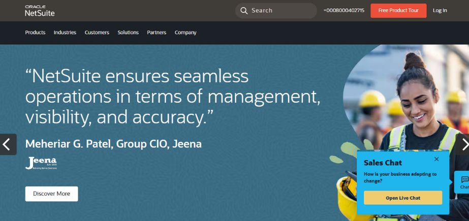 Oracle NetSuite - Enterprise Resource Planning Software