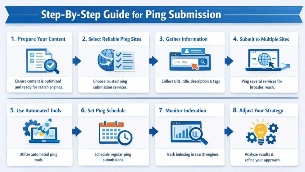 Ping Submission Sites