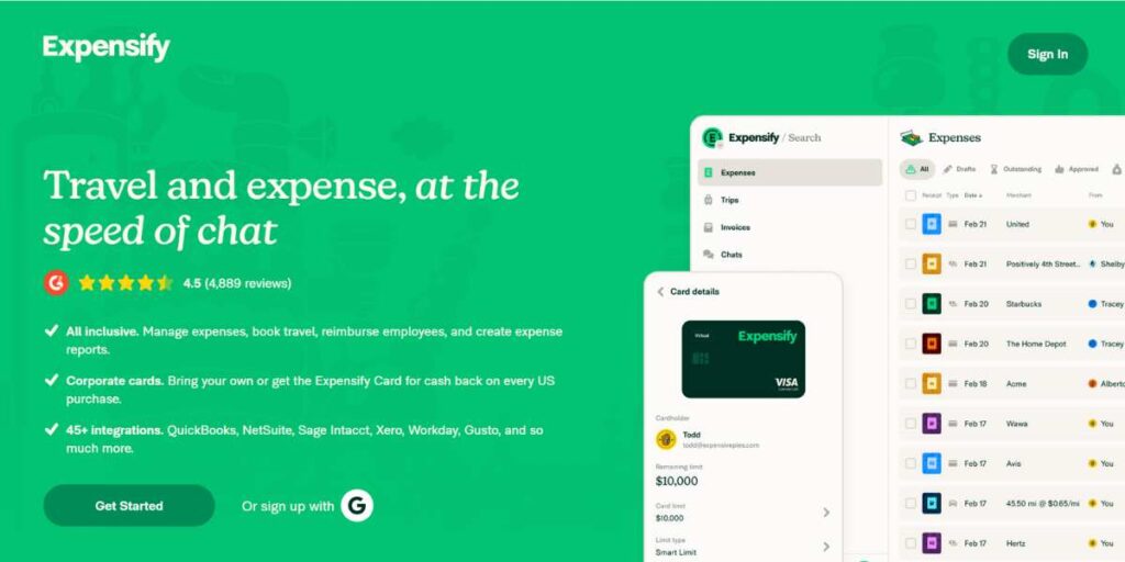 SaaS Accounting Software