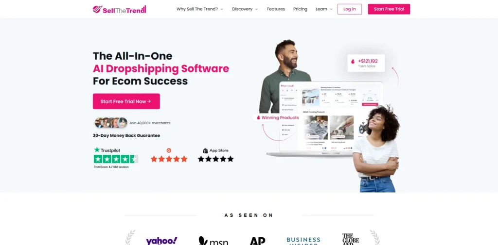 Dropshipping Product Research Tool - Sell The Trend