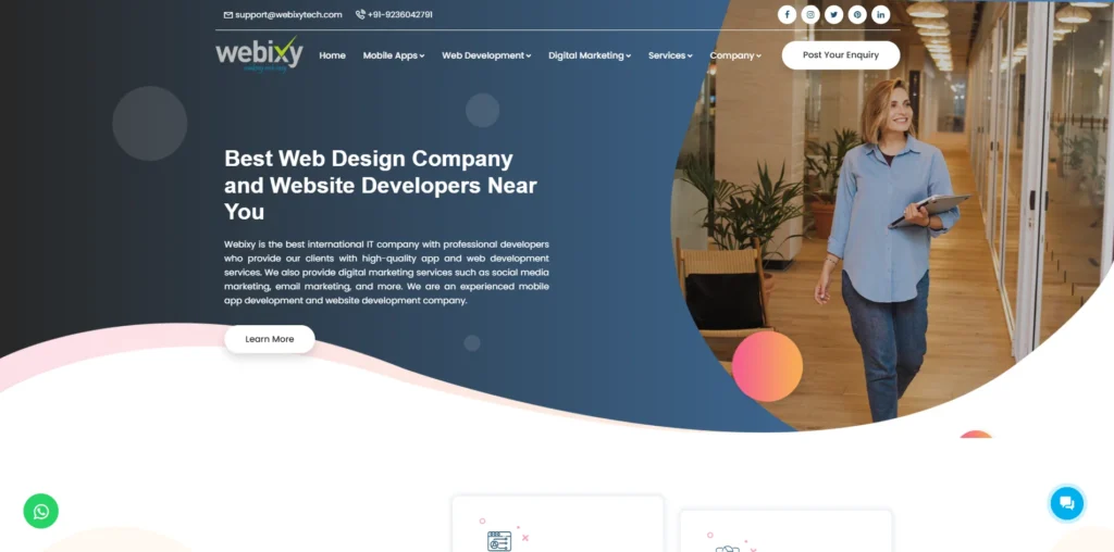 IT Company in Kanpur - Webixy Technologies