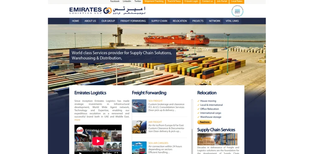 Logistics Company in Dubai - Emirates Logistics LLC