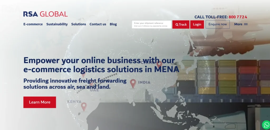 Logistics Company in Dubai - RSA Global