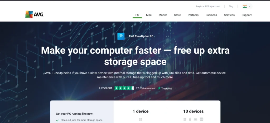 PC Cleaner - AVG TuneUp