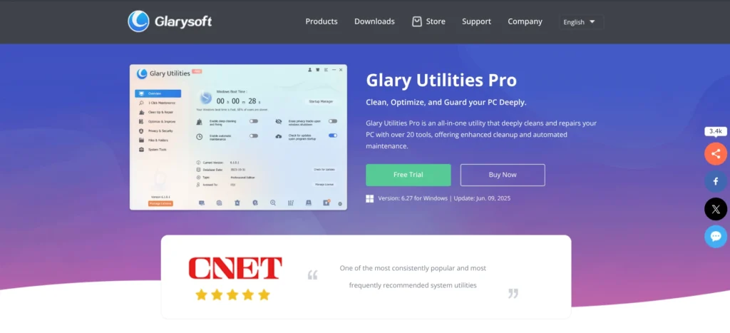 PC Cleaner - Glary Utilities Pro
