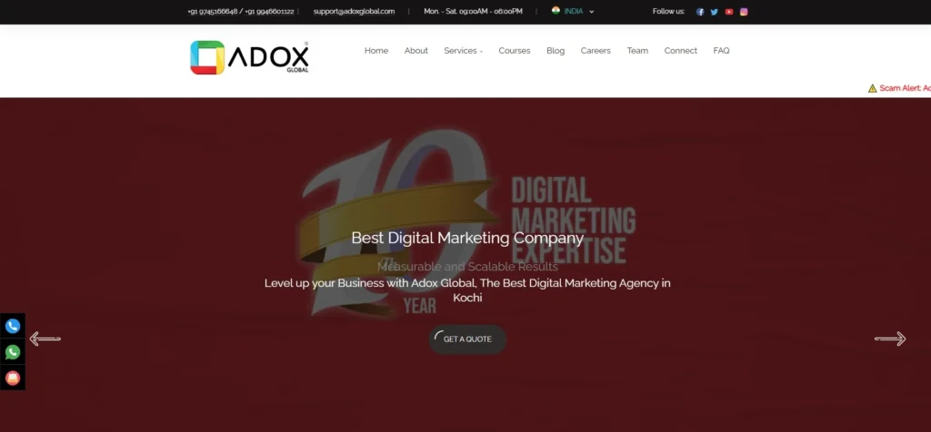 Digital Marketing Agency In Kochi- Adox Global
