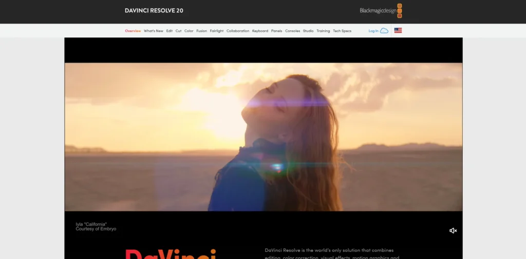 Video Editing Software - DaVinci Resolve