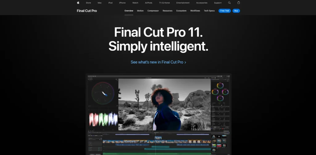 Video Editing Software - Final Cut Pro (Apple)