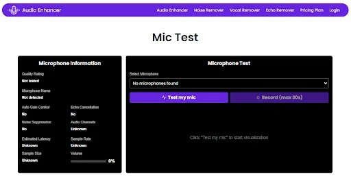 Mic Test