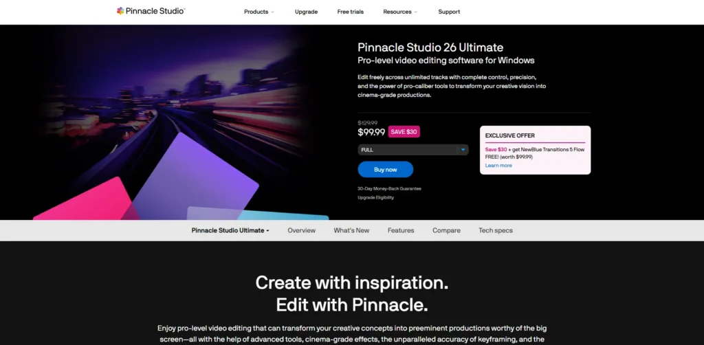 Video Editing Software - Pinnacle Studio Ultimate