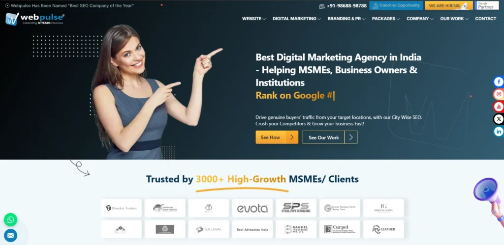 Digital Marketing Agency in Nashik - Webpulse India