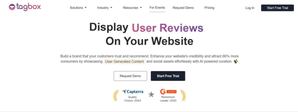 Taggbox - UGC Platform