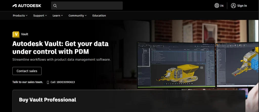 PLM Software - Autodesk Vault
