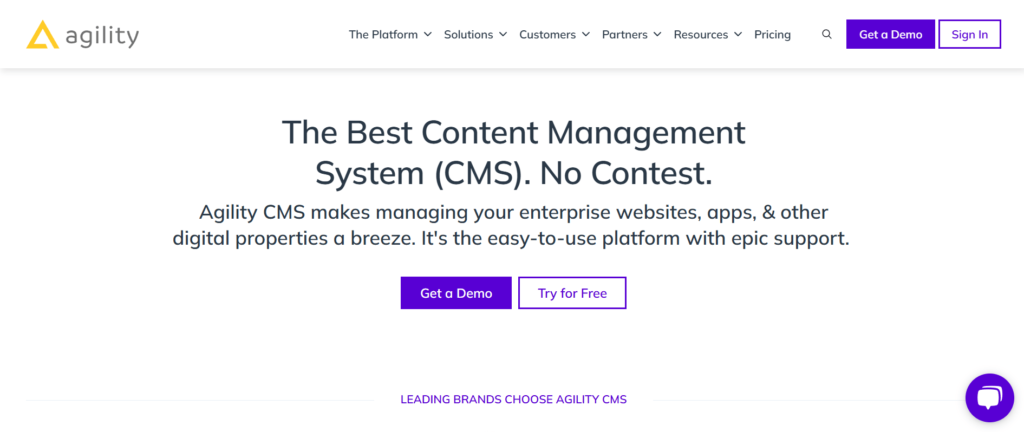 CMS for Next.js - Agility CMS