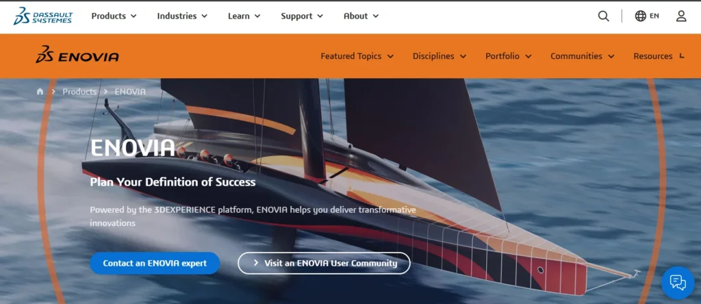 PLM Software - Dassault Systèmes ENOVIA
