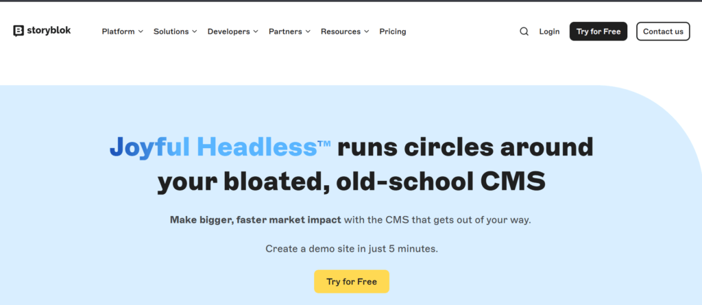 CMS for Next.js - Storyblok
