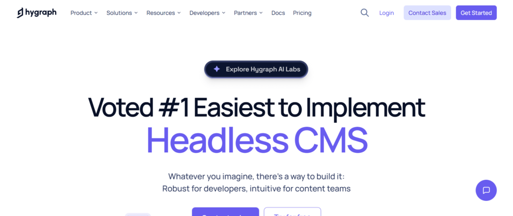 CMS for Next.js - Hygraph
