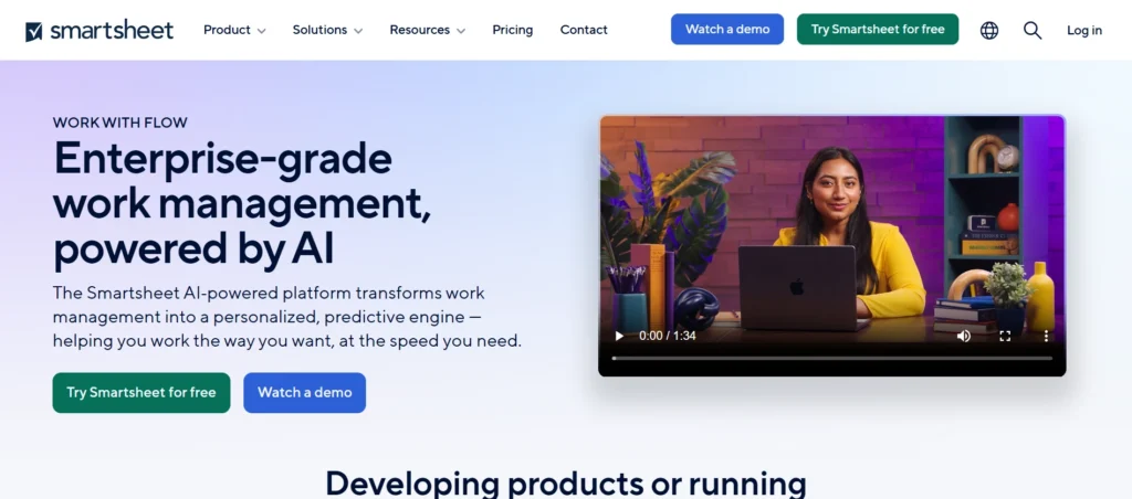 Project Management Software – Smartsheet