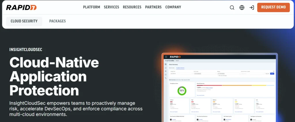CSPM Tool – Rapid7 InsightCloudSec
