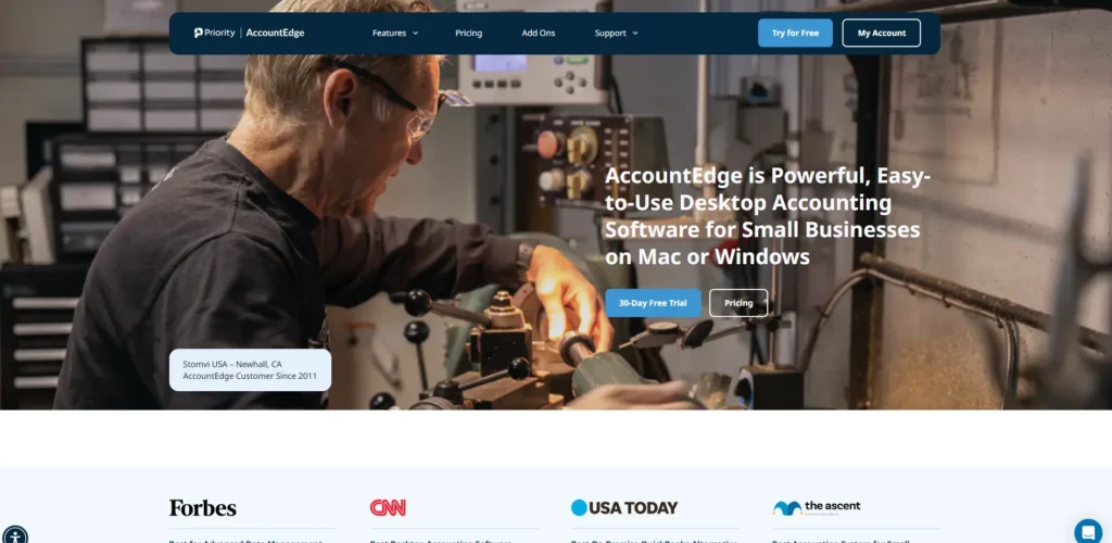 AccountEdge Pro-bookkeeping software for small business