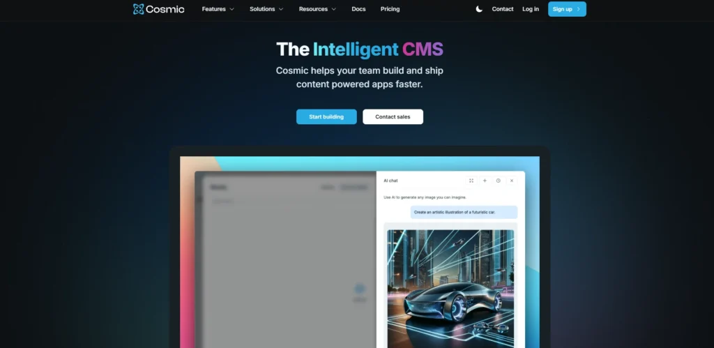 CMS for Jamstack - Cosmic