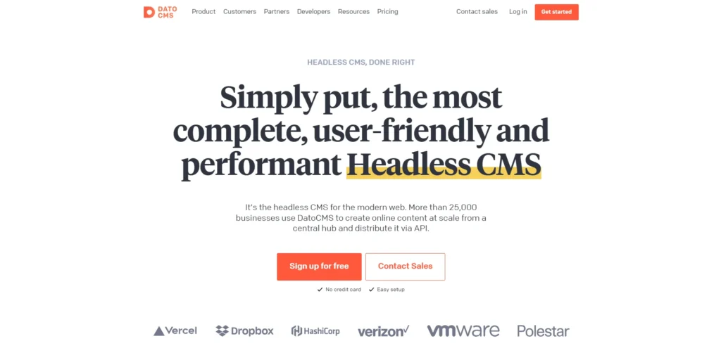 CMS for Jamstack - DatoCMS