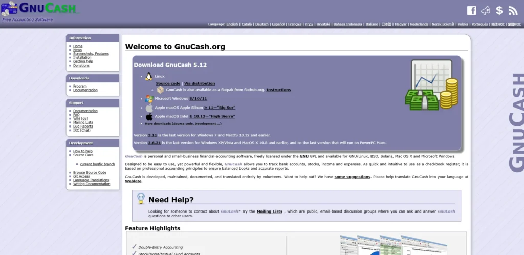 GnuCash-bookkeeping software for small business