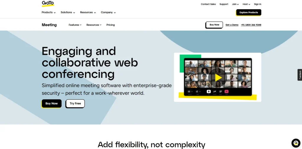Video Conferencing Software - GoTo Meeting
