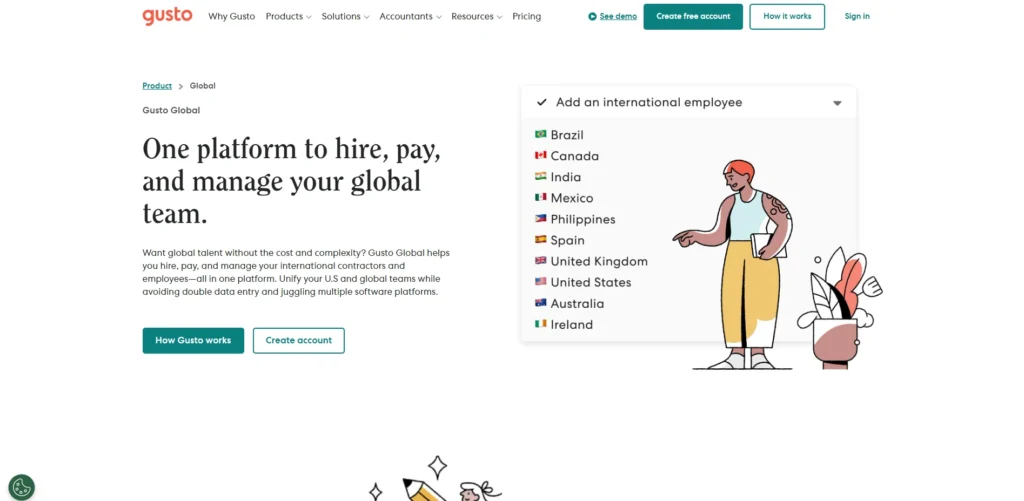 Deel Alternative - Gusto Global