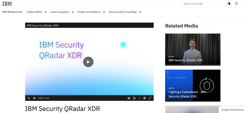 XDR Solution and Vendor - IBM Security QRadar XDR