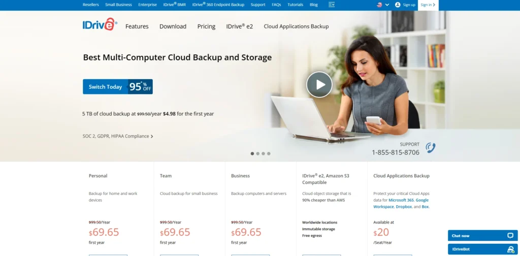 Cloud Backup Solution - IDrive