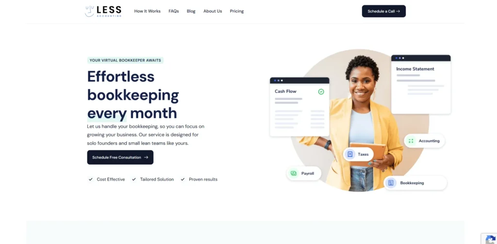 LessAccounting-bookkeeping software for small business