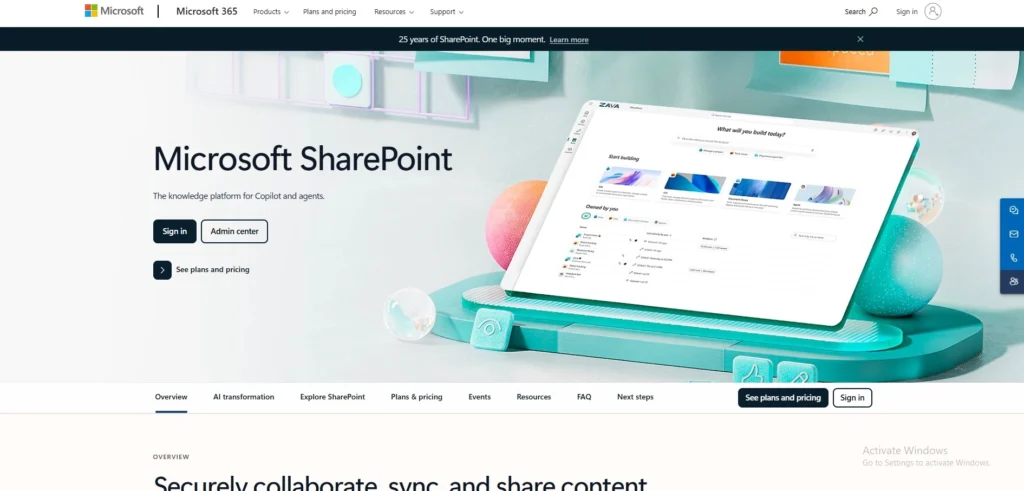 Document Management Software-Microsoft SharePoint