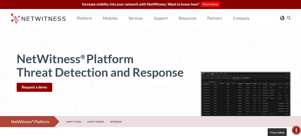 XDR Solution and Vendor - RSA NetWitness XDR