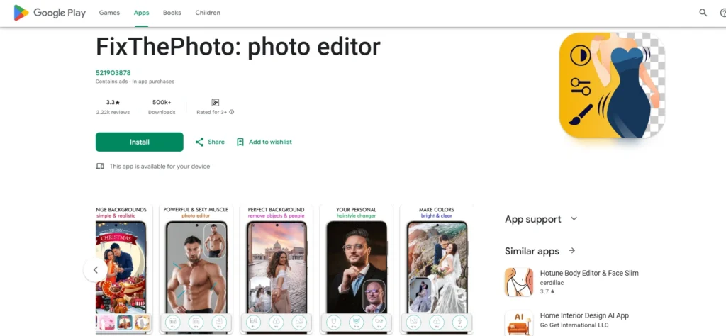 Free photo editing apps for android