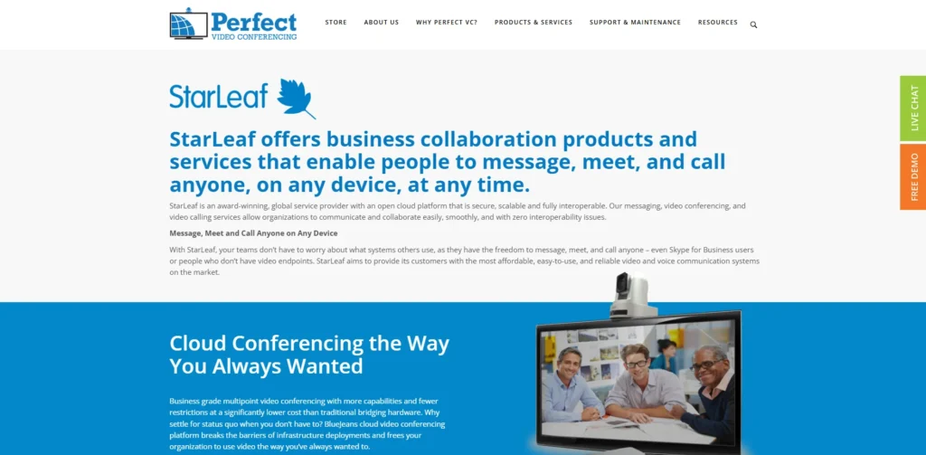 Video Conferencing Software - StarLeaf