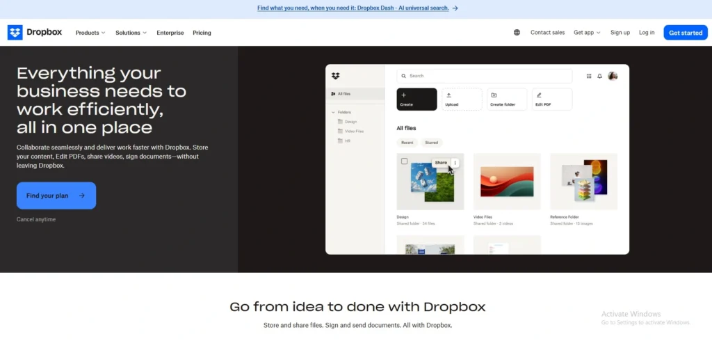 Document Management Software-Dropbox Business